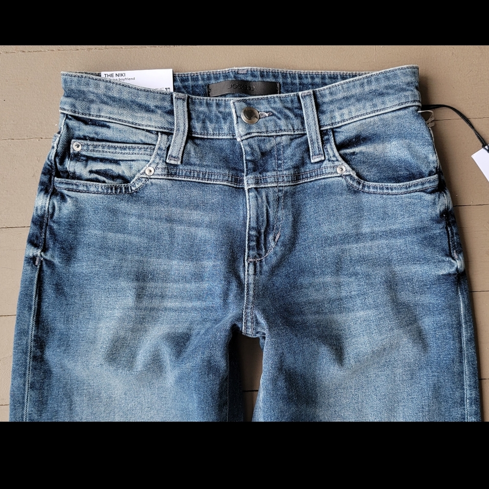 ๐ Joe's Joes Jeans The Niki Boyfriend mid rise jean VAQUERO med blue TSMVSQ5860 - Picture 7 of 16